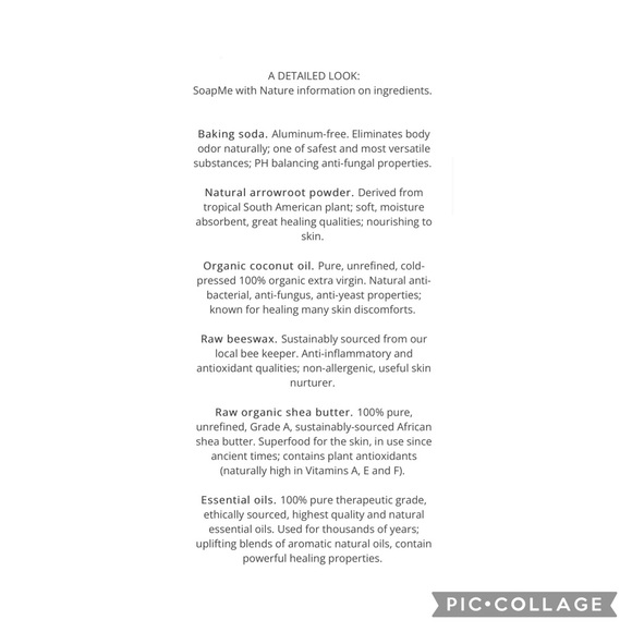 Soap Me natural handmade deodorant. City’s fresh. New in wrapping. - Picture 4 of 5